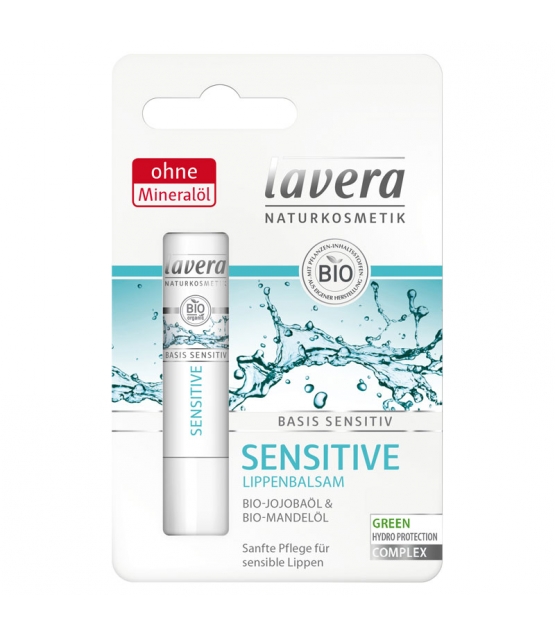 Baume à lèvres Sensitive BIO jojoba amande 4 5g Lavera Basis Sensitiv