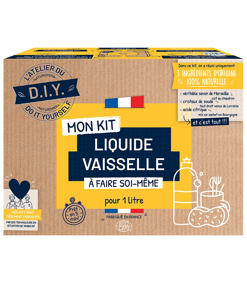 Mon kit liquide vaisselle à faire soi même L Atelier du DIY