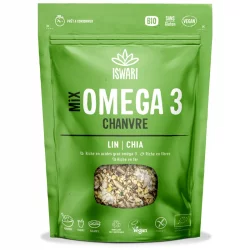 Omega 3 mix chanvre lin chia BIO - 200g - Iswari