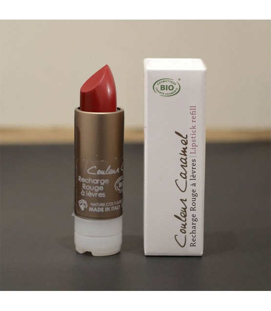 Recharge Rouge à Lèvres Nacré Bio N57 Cerise Gourmande 35g Signature By Couleur Caramel