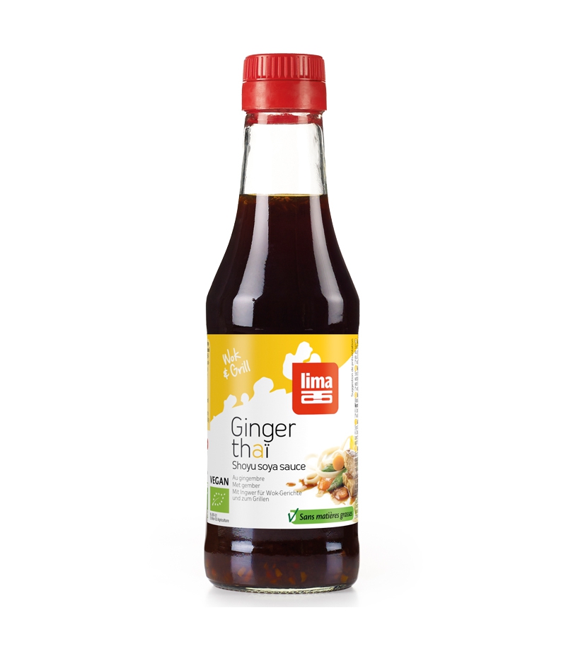 BIO-Soja Sauce mit Ingwer Lima 250ml