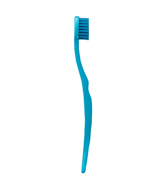 Brosse A Dents Enfant En Residus De Bois Bleu Medium Soft Nylon 1 Piece Biobrush