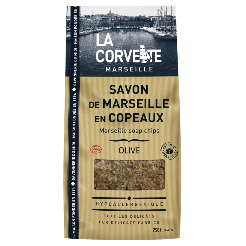 Copeaux De Savon De Marseille Vert A L Huile D Olive 750g La Corvette