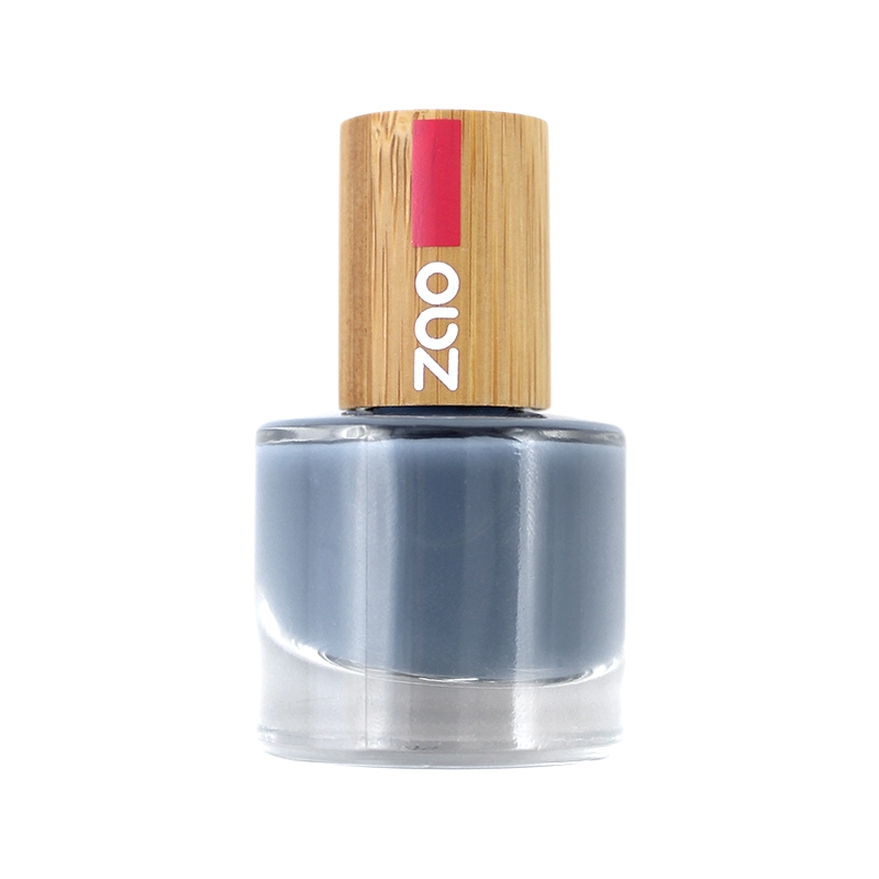 Glanzender Nagellack N 670 Blau Grau 8ml Zao Make Up