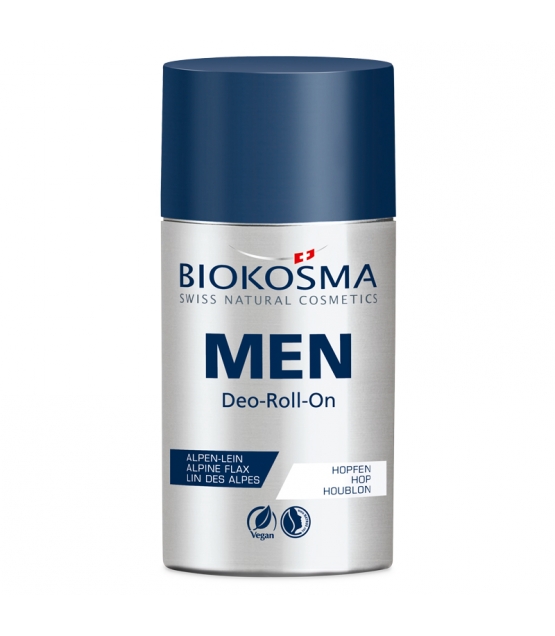 Bio Deo Roller Hopfenbluten Lein Fur Manner 60ml Biokosma