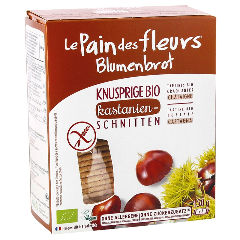 Tartines Craquantes A La Chataigne Bio 150g Le Pain Des Fleurs