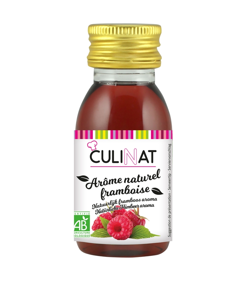 Arôme Naturel De Framboise Bio 60ml Culinat