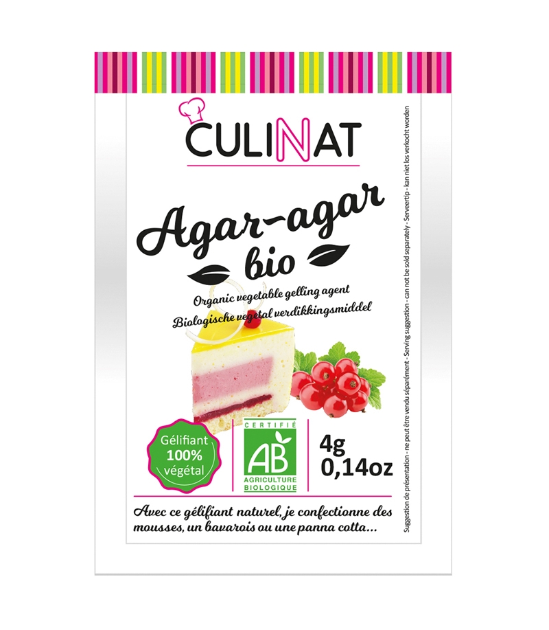 Agar Agar, gélifiant naturel en poudre