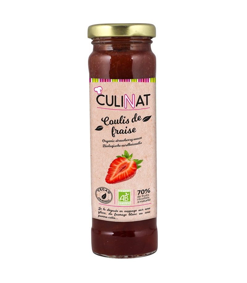 Coulis De Fraise BIO - 165g - Culinat