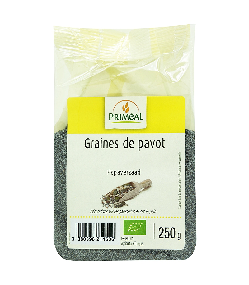 Graine de pavot bio 500 gr : sachet à Prix Carrefour