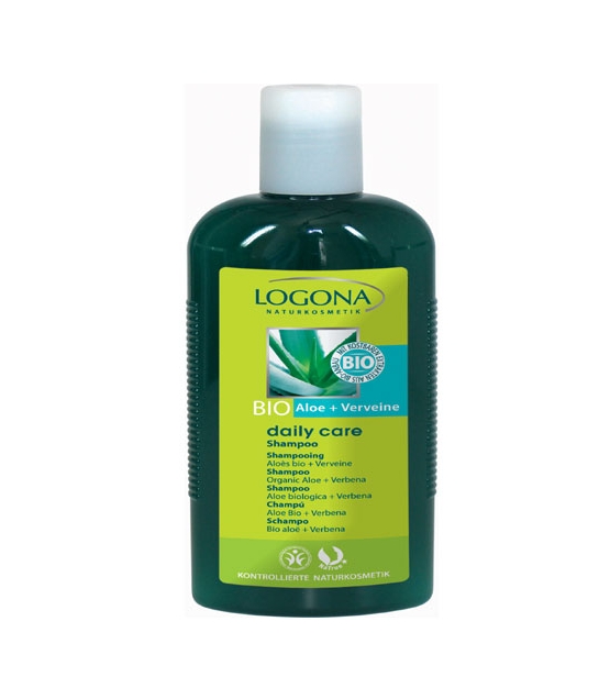 Shampooing BIO ﻿aloès & verveine - 250ml - Logona Daily Care