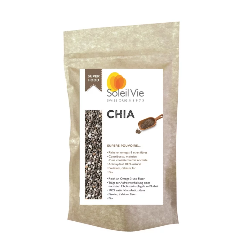 Graines de chia BIO - 180g - Soleil Vie