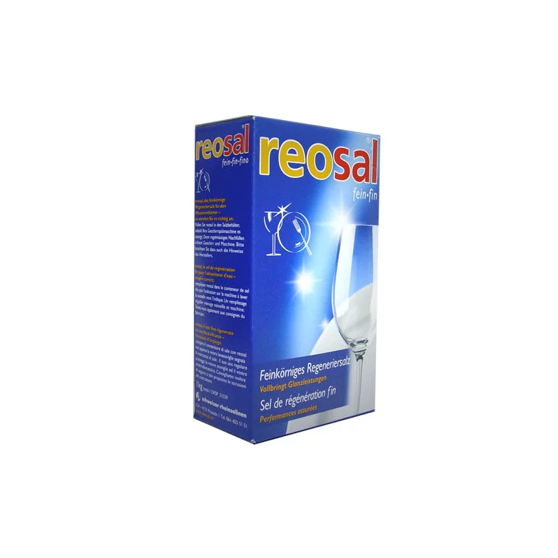 Sel régénérant lave-vaisselle Réosal - Carton de 10 x 1 kg - Cleanplanet