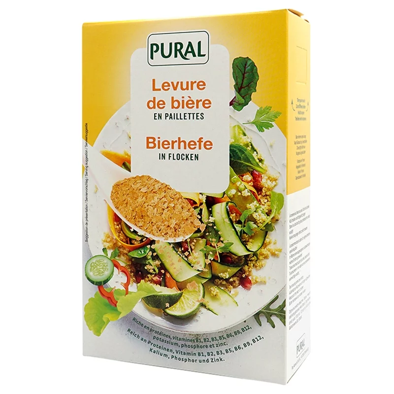 Levure de bière en paillettes - 200g - Pural