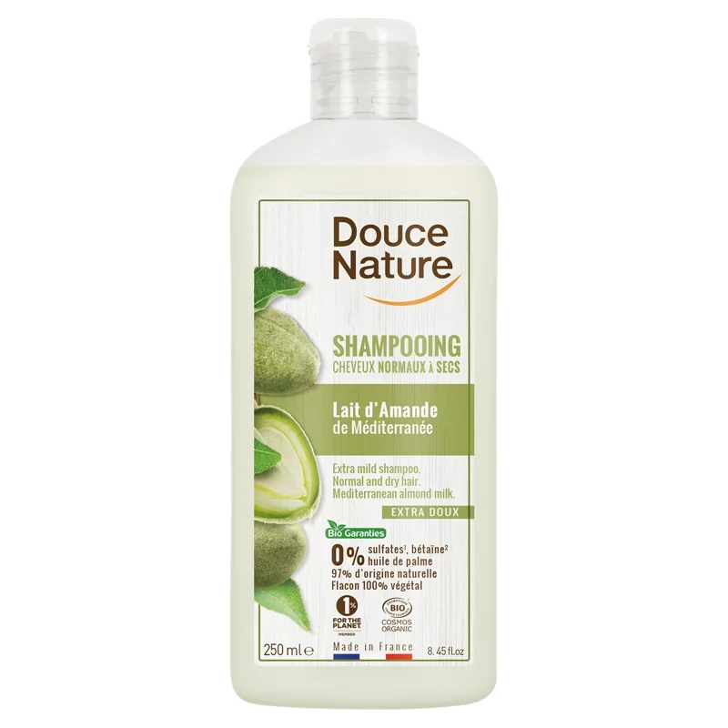 Shampooing doux BIO lait d'amande - 250ml - Douce Nature