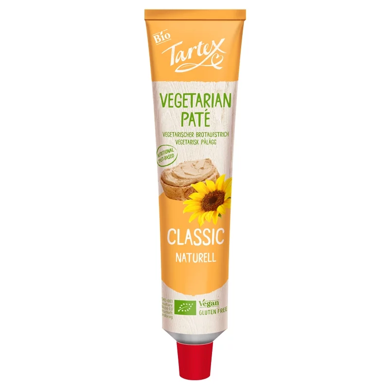 Pâté nature en tube BIO - 200g - Tartex