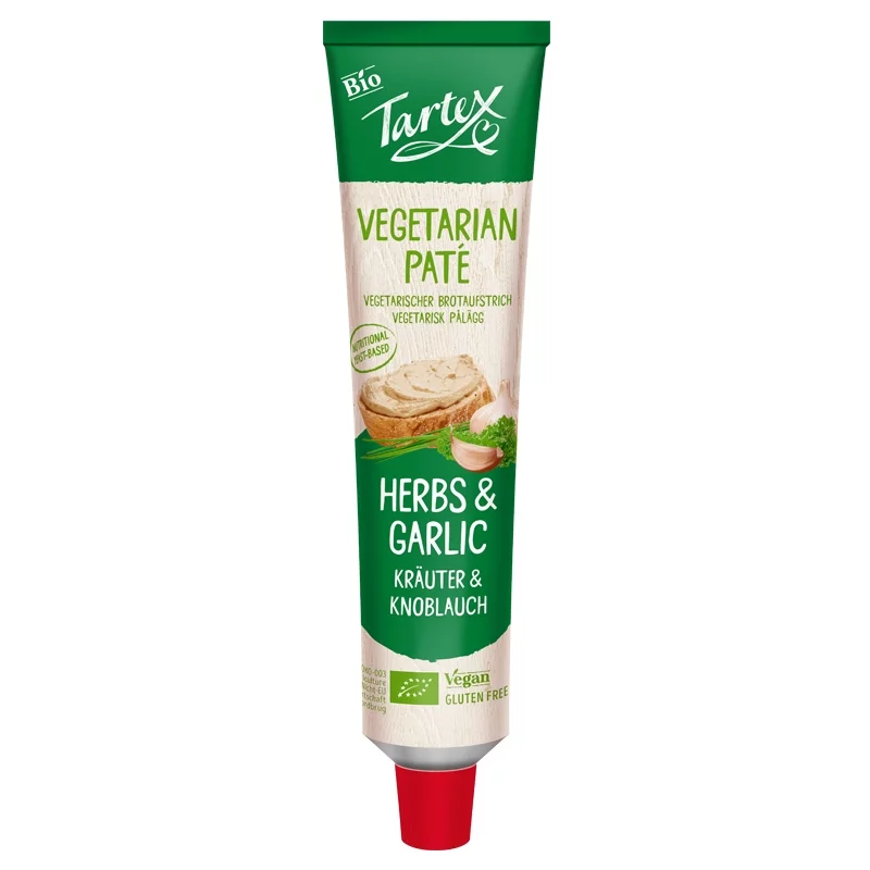 Pâté aux herbes et l'ail en tube BIO - 200g - Tartex