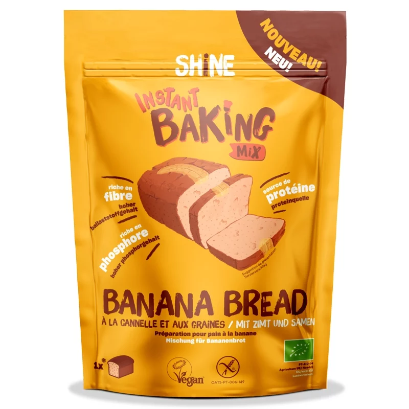 BIO-Zubereitung für Bananenbrot - 350g - Shine