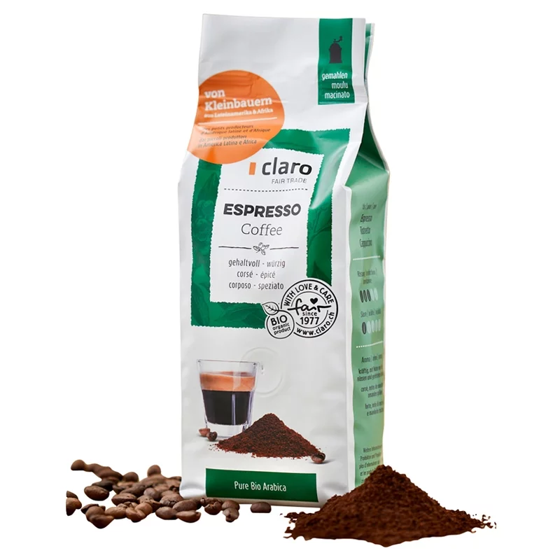 Café BIO moulu Espresso - 250g - Claro