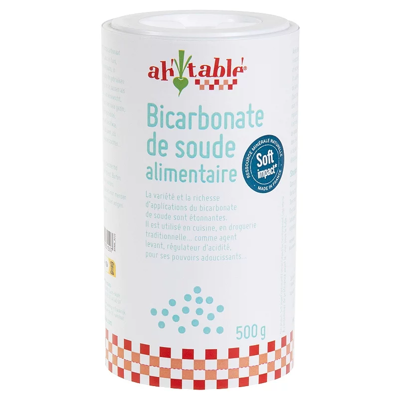 Bicarbonate de soude alimentaire ah table ! 500g