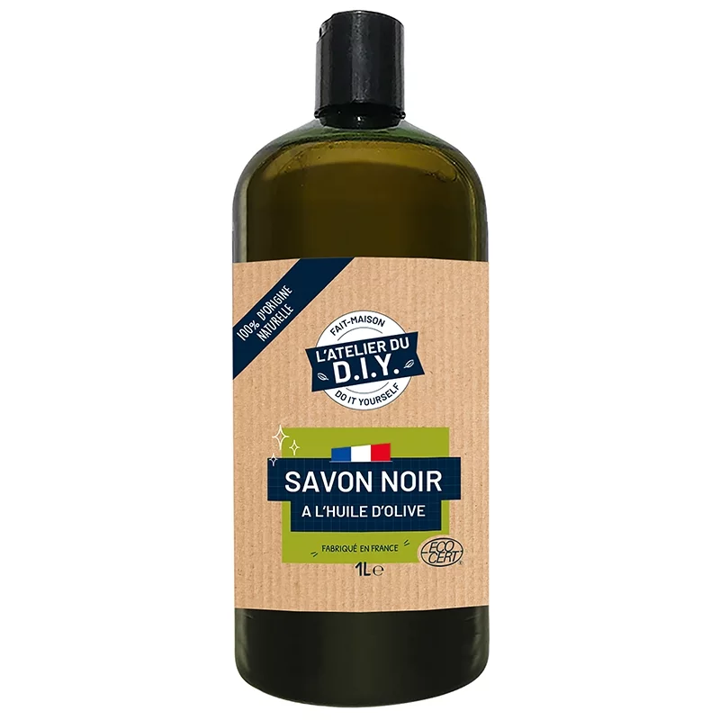 Savon noir liquide à l'huile d'olive L'Atelier du DIY 1l
