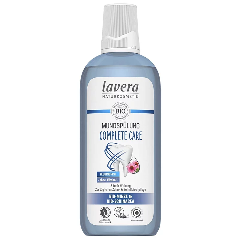 BIO-Mundspülung Minze & Echinacea Fluoridfrei - 400ml - Lavera