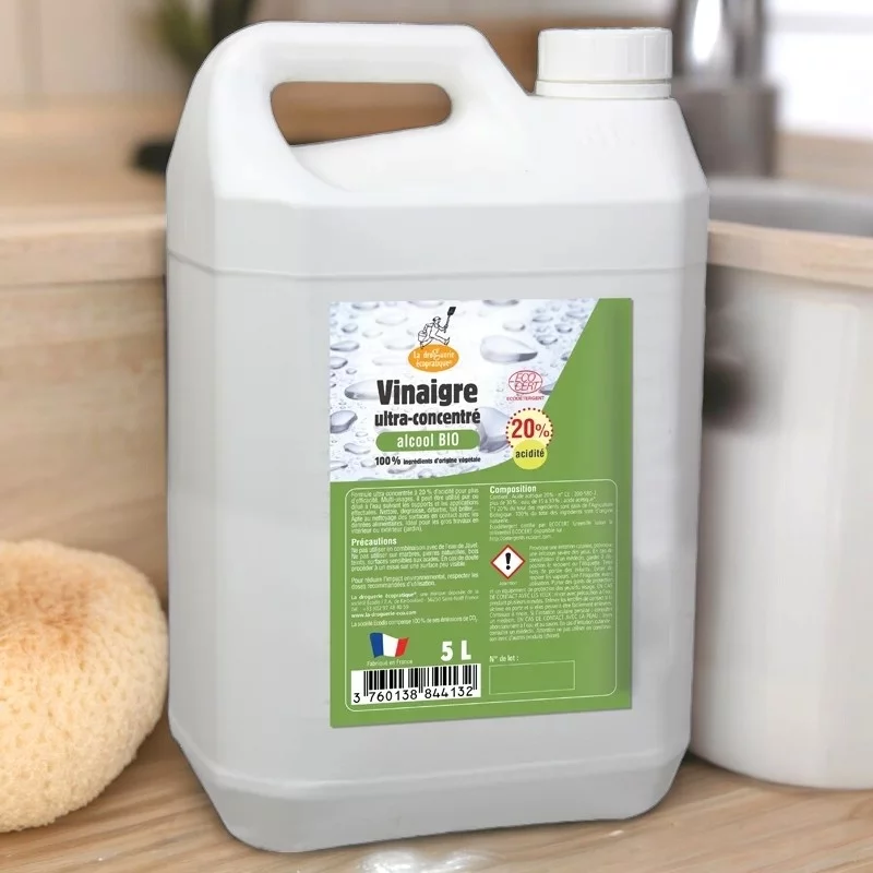 Alkoholessig 20% BIO - 5l - La droguerie écopratique