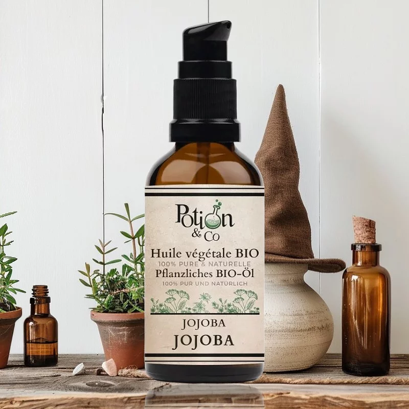 Huile végétale de jojoba BIO - 50ml - Potion & Co