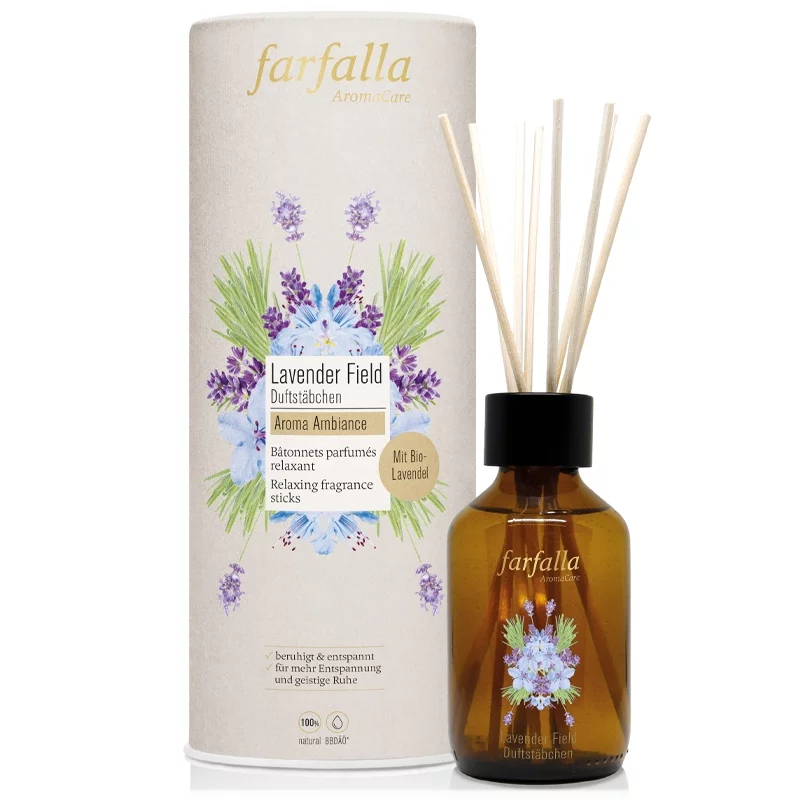 Entspannende Duftstäbchen Lavender Field - 150ml - Farfalla