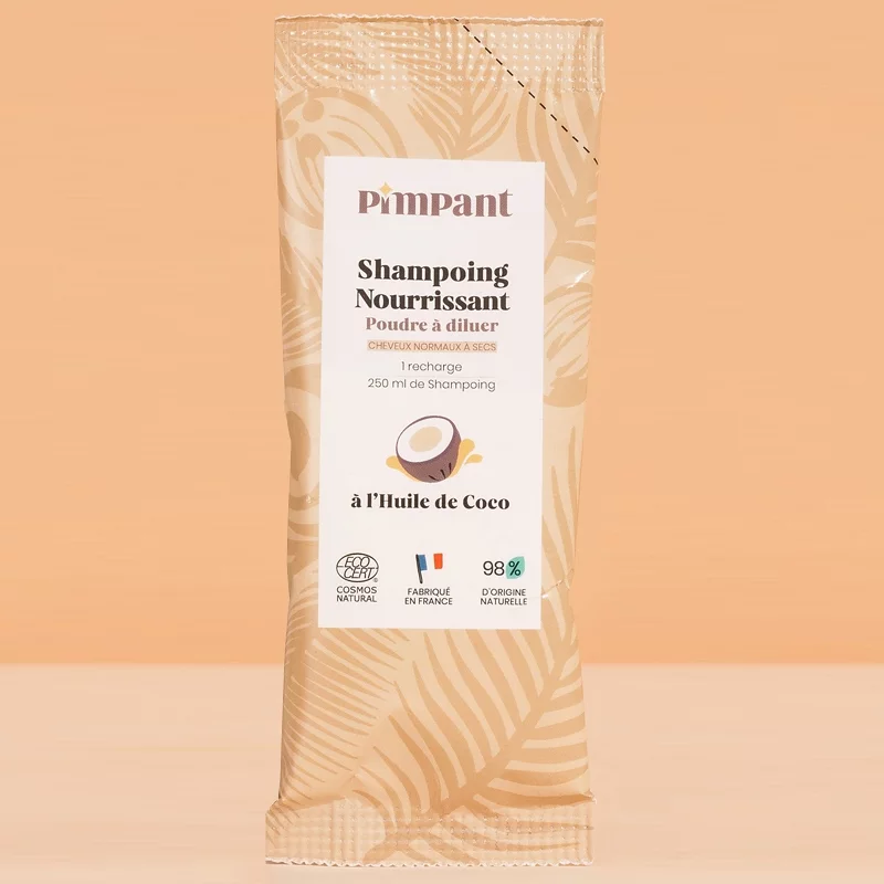 Shampooing nourrissant poudre à diluer coco - 25g - Pimpant