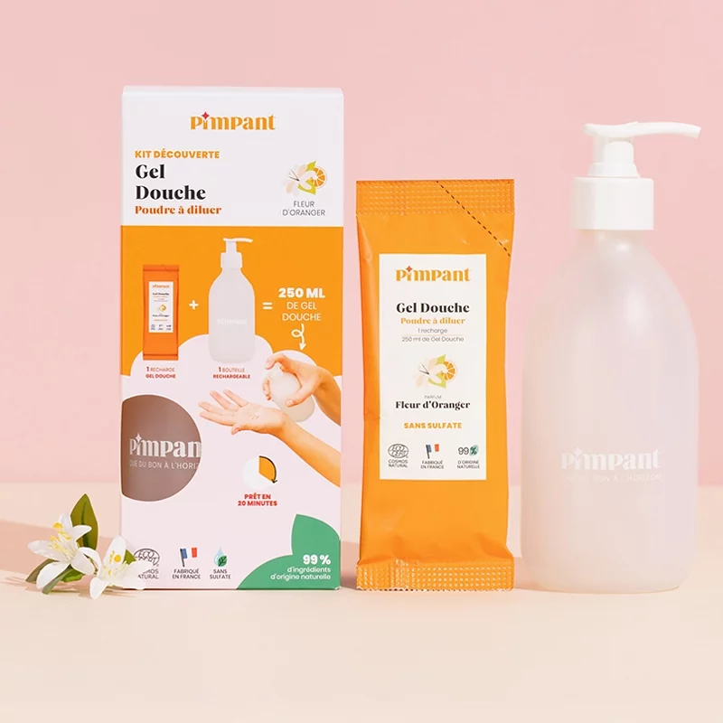 Kit découverte gel douche fleur d'oranger - Pimpant