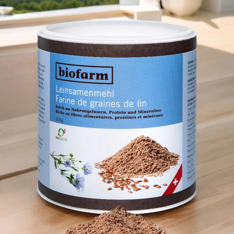 BIO-Leinsamenmehl Schweiz - 250g - Biofarm