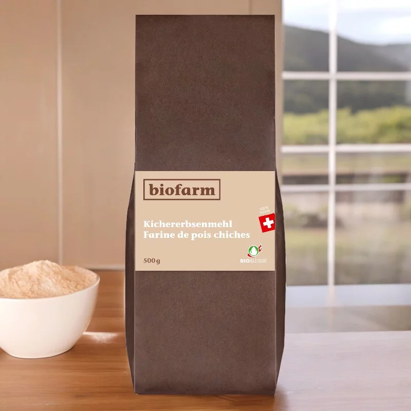 BIO-Kichererbsenmehl Schweiz - 500g - Biofarm