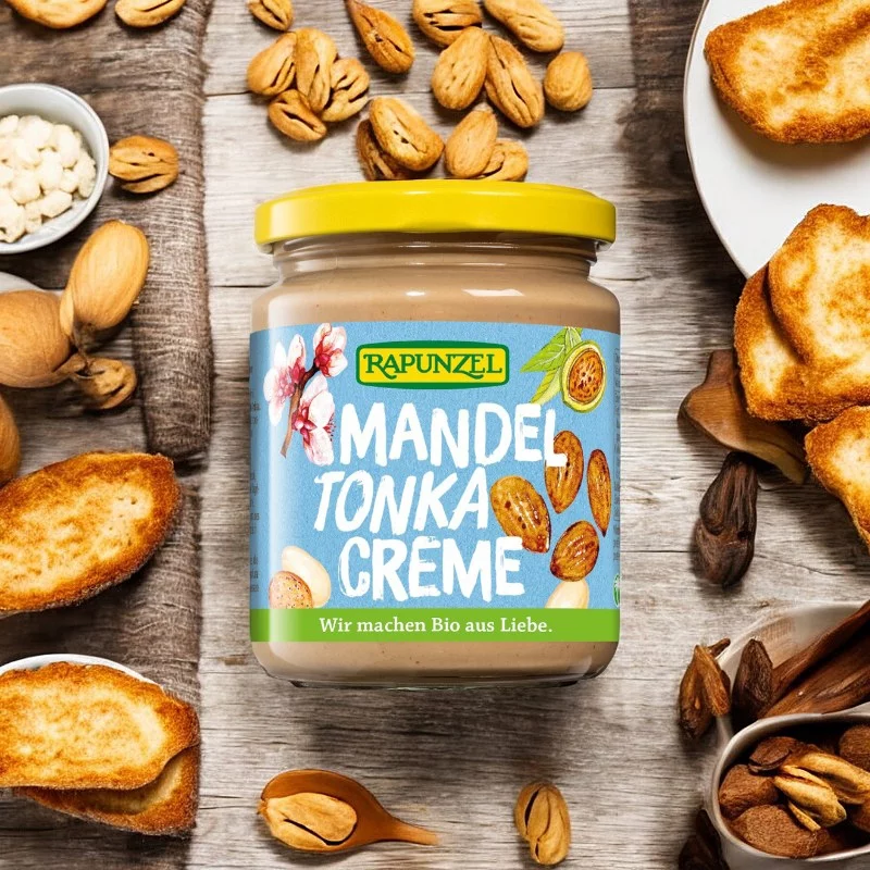 Pâte à tartiner aux amandes Tonka BIO - 250g - Rapunzel