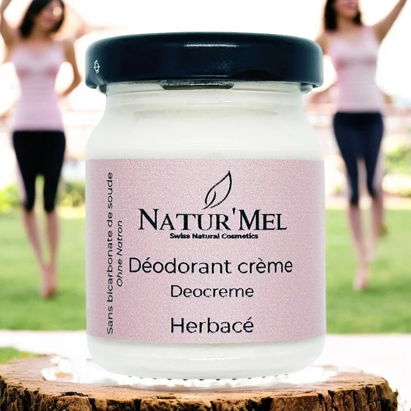 Déodorant crème sans bicarbonate L'Herbacé romarin - 50ml - Natur'Mel