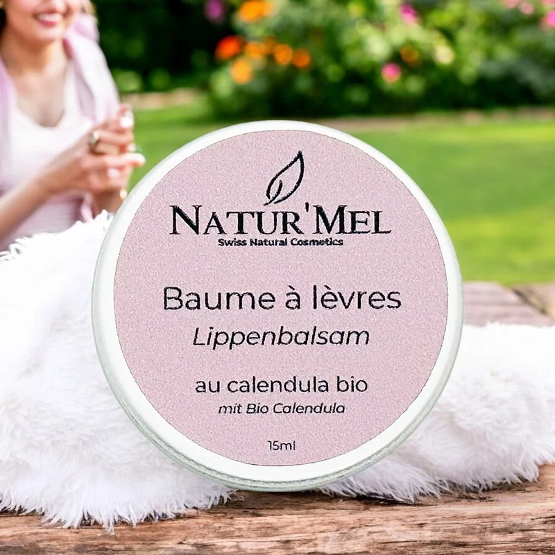 Baume à lèvres naturel calendula - 15ml - Natur'Mel