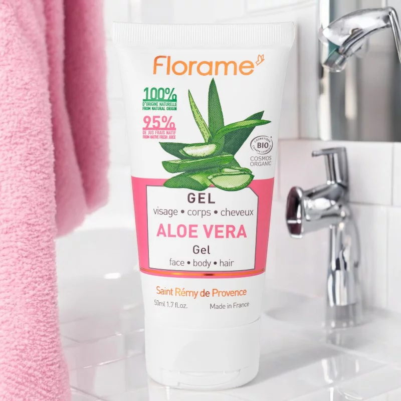 Gel Bio Gesicht, Körper & Haare Aloe Vera - 50ml - Florame