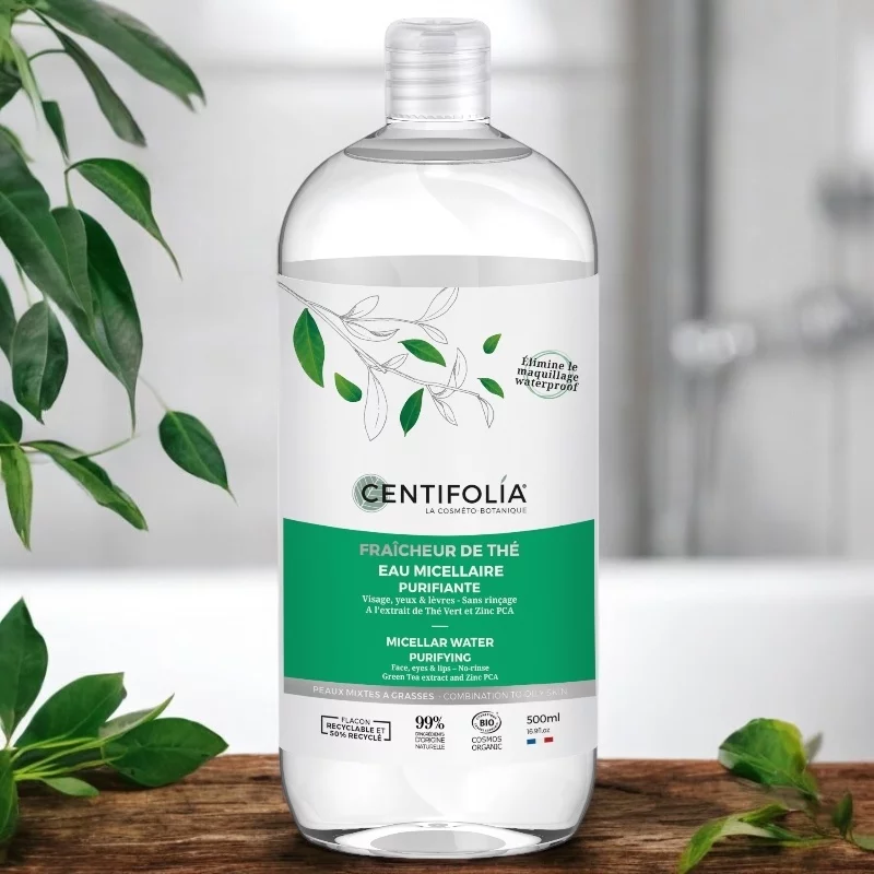 Klärendes Mizellenwasser Grüntee BIO - 500ml - Centifolia