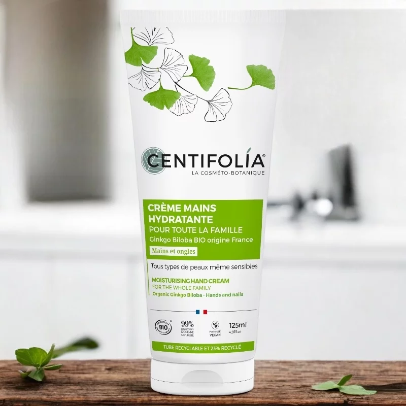 Crème mains protectrice famille BIO ginkgo biloba - 75ml - Centifolia