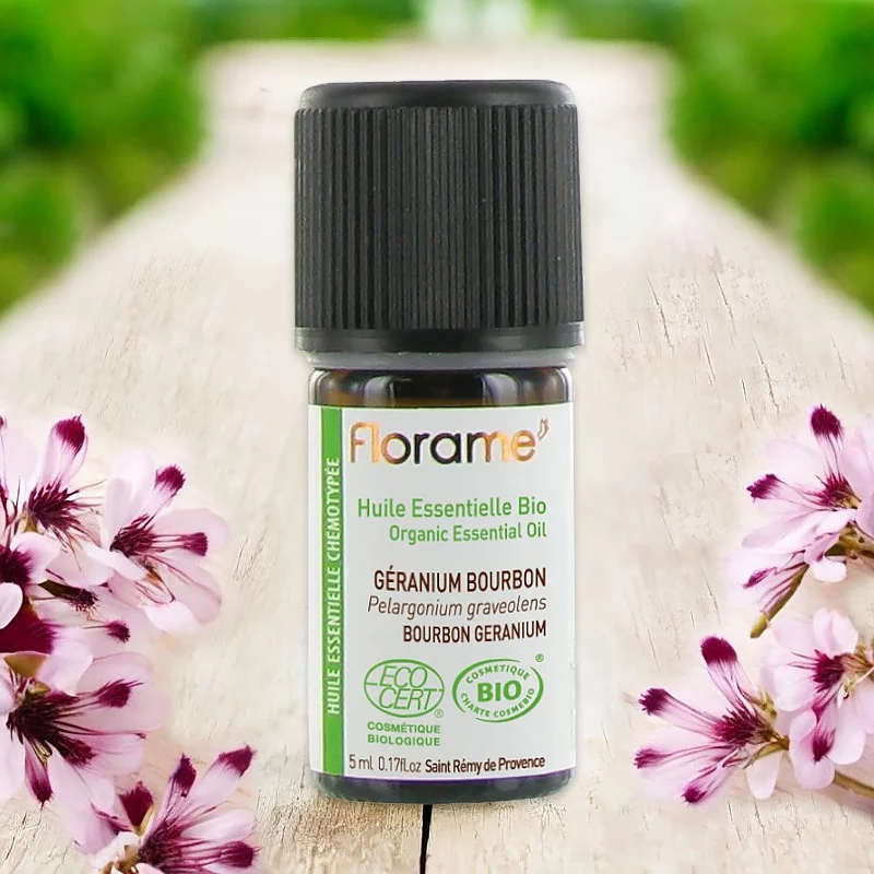 Ätherisches Öl Geranium Afrique Bio - 5ml - Florame