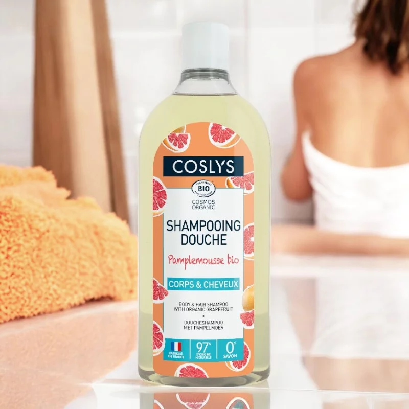 Shampooing douche BIO pamplemousse - 750ml - Coslys