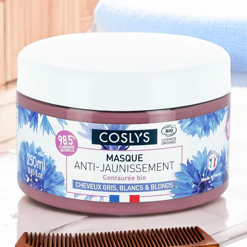 Masque anti-jaunissement BIO centaurée - 250ml - Coslys