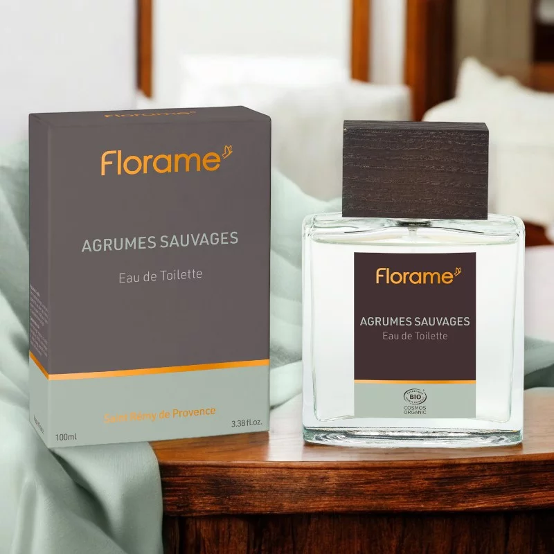 Eau de toilette homme BIO agrumes sauvages - 100ml - Florame