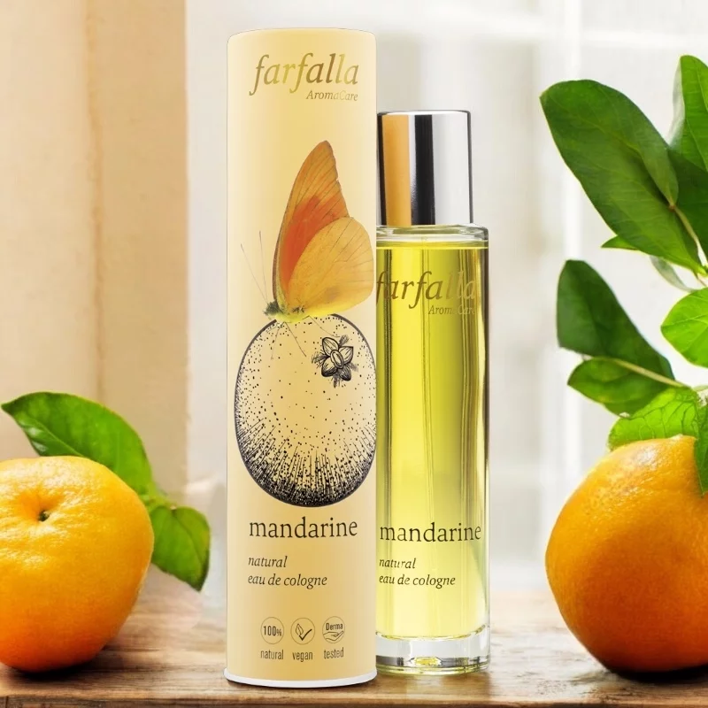 Eau de Cologne BIO Mandarine - 50ml - Farfalla