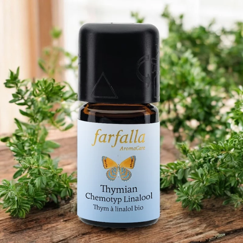 Ätherisches Öl Thymian Chemotyp Linalol BIO - 5ml - Farfalla