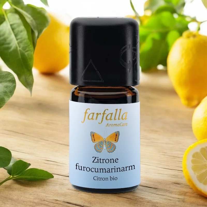 Ätherisches Öl Zitrone Furocumarine arm BIO - 5 ml - Farfalla