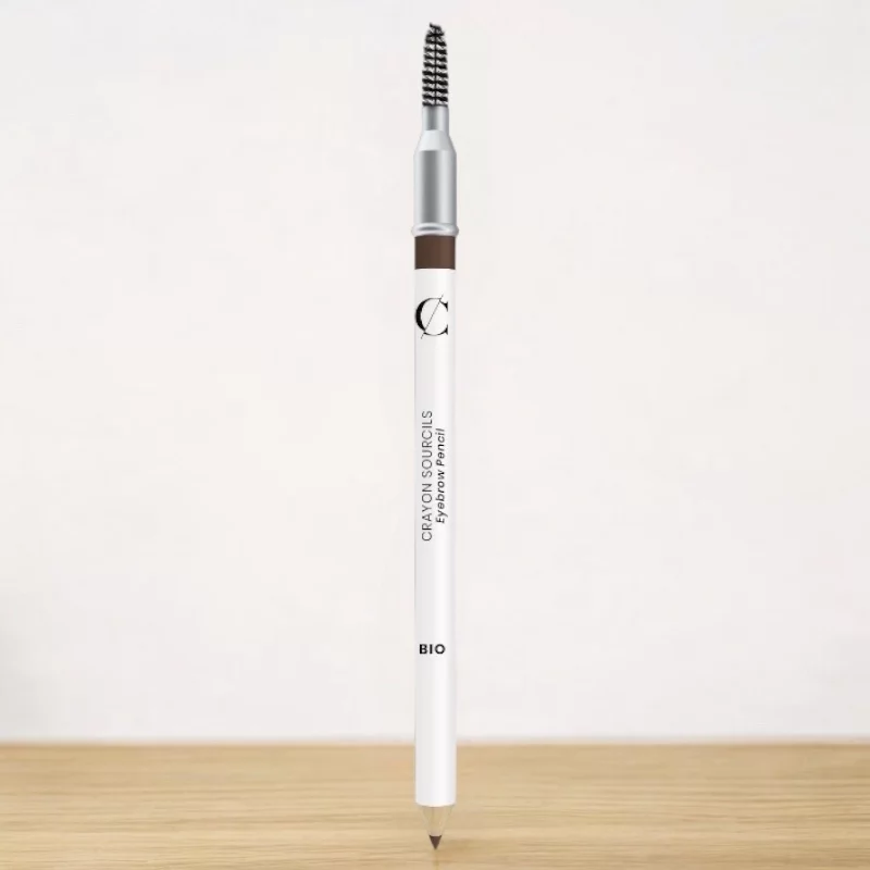 Crayon sourcils BIO N°129 Châtain foncé - 1,2g - Couleur Caramel