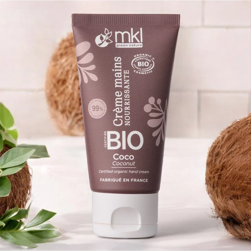 Nährende & reparierende BIO-Handcreme Kokos - 50ml - MKL Green Nature