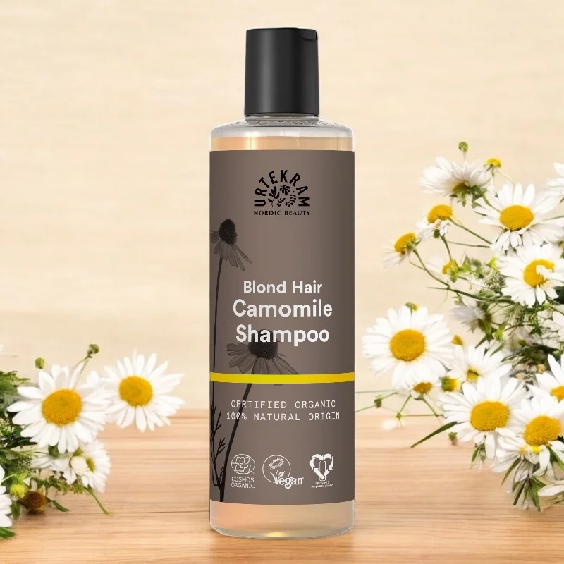 Shampoo für blondes Haar Kamille BIO - 250ml - Urtekram