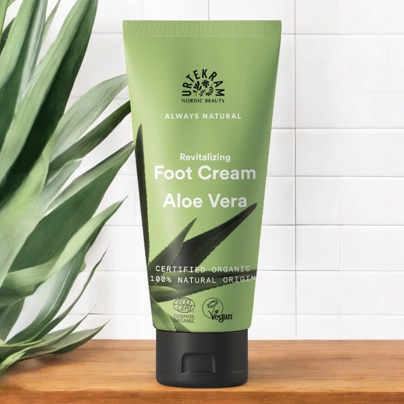 Crème pour les pieds régénérante BIO aloe vera - 100ml - Urtekram